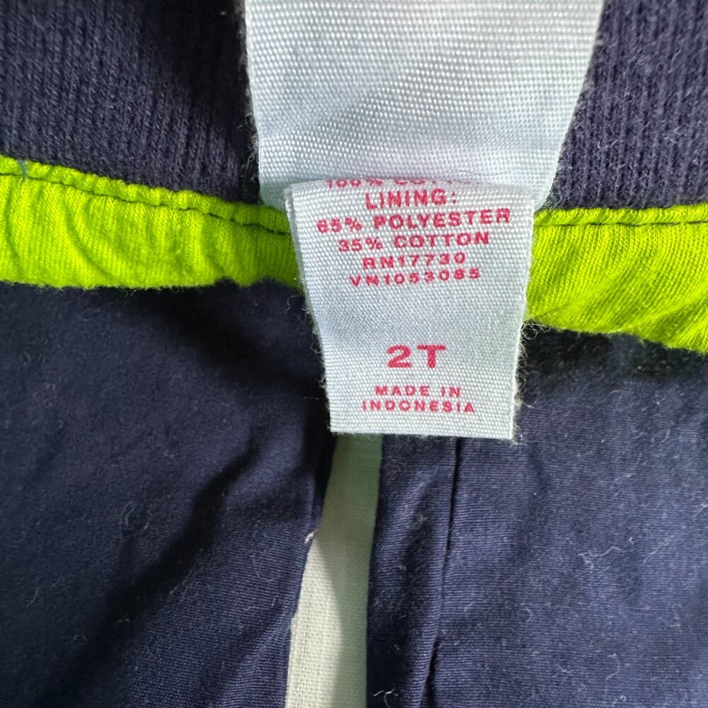EUC Carter's Navy Blue Toddler Pull On Khaki Pants Sz 2T - Picture 3 of 4